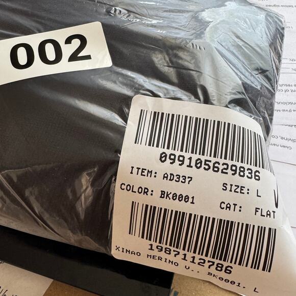 J.Crew Xinao Merino Wool V-Neck Sweater Mens L Black Long Sleeve AD337 Pullover - Picture 7 of 7